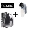 COMBO Maleta para Gato + Peine Aspirador